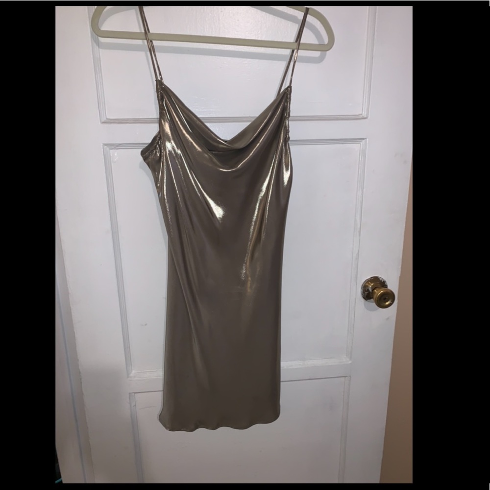 Zara Gold dress